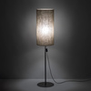 Lampa podłogowa z cylidnrycznym abażurem z lnu 133cm 1XE27 FIENO NEW BROWN Tk Lighting 16197
