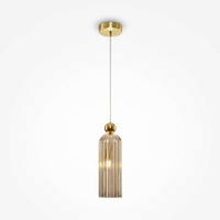 Lampa wisząca ANTIC Maytoni koniak MOD302PL-01CG