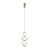 Lampa wisząca Rabel złota LED 3000K Italux PND-344221-3V-HBR
