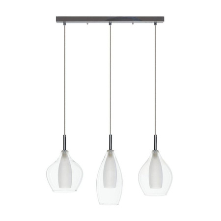 Lampa wisząca AMBER MILANO 3 CLEAR AZzardo AZ3075