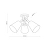 Lampa sufitowa VAIO WHITE III TK Lighting 665
