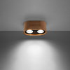 Lampa sufitowa, oprawa BASIC 2 Drewniana Sollux Lighting SL.0914