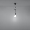 Lampa wisząca DIEGO 1 szara Sollux SL.0575