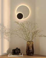 Kinkiet z trawertynu dwa koła LED 3000K Travertino Maxlight W0395
