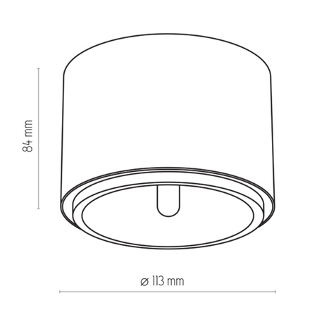 Lampa sufitowa oprawa spot MORIS BLACK TK Lighting 3366