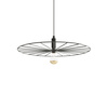 Lampa wisząca SIRKEL 45 czarny Sollux TH.145