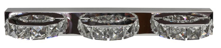 SHIPI LAMPA KINKIET 3X3W LED KRYSZTAŁKI STAL NIERDZEWNA Candellux 23-45324