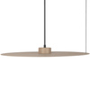 Lampa wisząca geometryczny dysk w kolorze taupe z regulacją kąta zawieszenia PIATTO 1xGX53 fi 550mm Milagro MLP2918