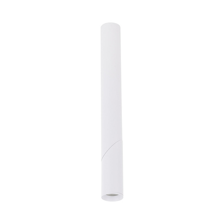 Oprawa sufitowa biała długa tuba 36,5cm z ruchomą głowicą ELARIS WHITE M 1xGU10 MINI MR11 Tk Lighting 11254