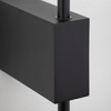Czarny kinkiet 88cm podświetlający ściane LIXA BLACK LED 3000K 12W Tk Lighting 18298