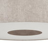 Lampa wisząca z jedwabistej szarej tkaniny 50cm 1xE27 CEDRO M Nowodvorski 11665