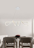 Lampa wisząca LED spiralna TREVANCE duża spirala pozioma Aviano Lighting 6203-0106L