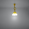 Lampa wisząca DIEGO 5 żółta Sollux SL.0580