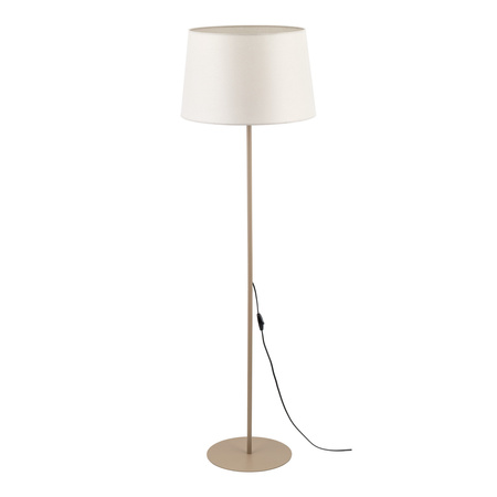 Lampa podłogowa w kolorze sabia z abażurem z tkaniny 1xE27 MAJA SABIA Tk Lighting 16180
