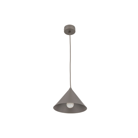 Lampa wisząca metalowy stożek w odcieniu brązu 21cm CONO S NEW BROWN 1xE27 Tk Lighting 11375