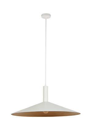 Lampa wisząca CAPRI M 70cm biały/miedziany Sigma 41017