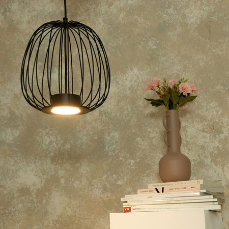 Lampa wisząca BELL PLUS 1 S czarny Sigma 40877