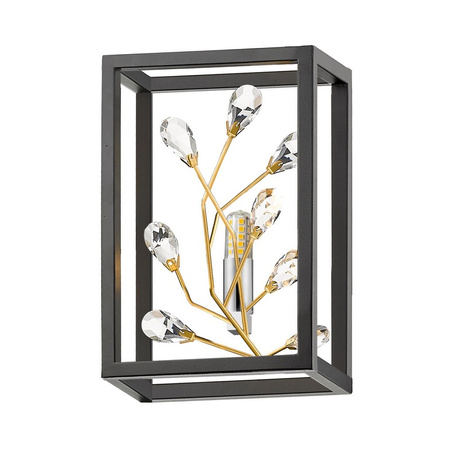 Kinkiet SPRING czarna ramka Zuma Line W0578-01A-B5TF