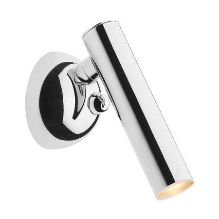 Chromowany kinkiet do sypialni LOYA LED Zuma Line W0461-01A-F4F4