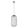 Czarna cylindryczna lampa wisząca druciana o średnicy 25cm SPHERA S BLACK 1xGX53 Tk Lighting 11307