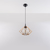 Lampa wisząca POMPELMO drewniana Sollux Lighting SL.0393