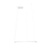 Lampa wisząca biały pierścień o średnicy 60cm IP44 Maxlight P0655 Visual Hor 24W