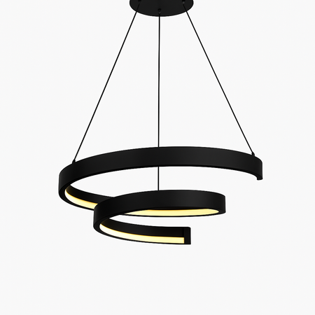 Lampa wisząca LED TOPPO czarna Aviano Lighting 6032-0110
