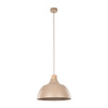 Loftowa lampa wisząca metalowa w kolorze beżowym 34cm CAP SABIA 1xE27 Tk Lighting 10656