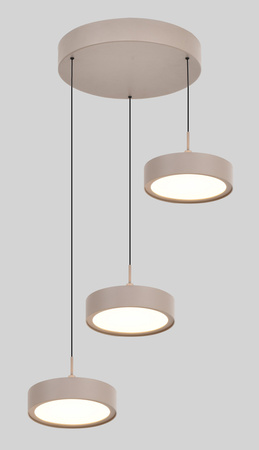 Lampa wisząca trójka okrągła Valensole kaszmirowa Aviano Lighting 5062-313