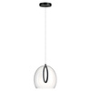 Nowoczesna, szklana lampa wisząca o lekkim designie NICOLE PENDANT CLEAR AZZARDO AZ6195