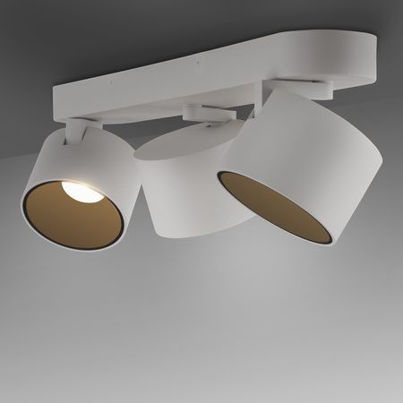 Biała podłużna lampa sufitowa trzy tuby LED 2700K PURE CUP Paul Neuhaus 6227-16