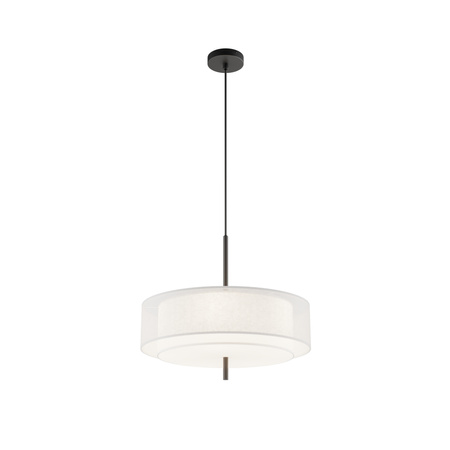 Lampa wisząca z abażurem z organzy 50cm 5xE27 Bergamo MOD613PL-05W1 Maytoni