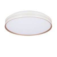 MONTANA LAMPA SUFITOWA PLAFON BIAŁY+ZŁOTY 24W LED 40 CM KLOSZ BIAŁY Candellux 14-11312