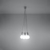 Lampa wisząca DIEGO 5 biała Sollux SL.0571