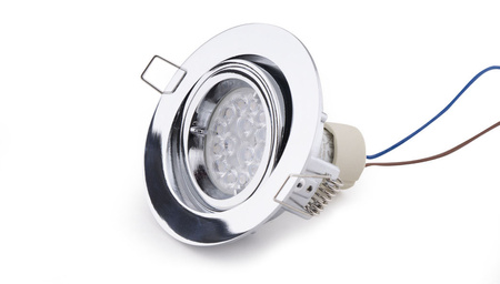 MAXLIGHT H0038 OPRAWA WPUSTOWA FINE OKRĄGŁA CHROM