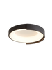 MaxLight Plafon LED 50W 3000K CRI90 Ø40 cm czarny – metal + akryl