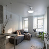 Biała lampa sufitowa z wentylatorem LED BREEZE WHITE Tk Lighting 18198