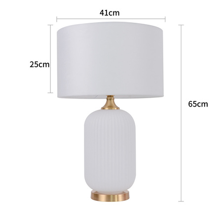 Lampa stołowa Tamiza 65 cm biała 1xE27 Light Prestige LP-1515/1T big white