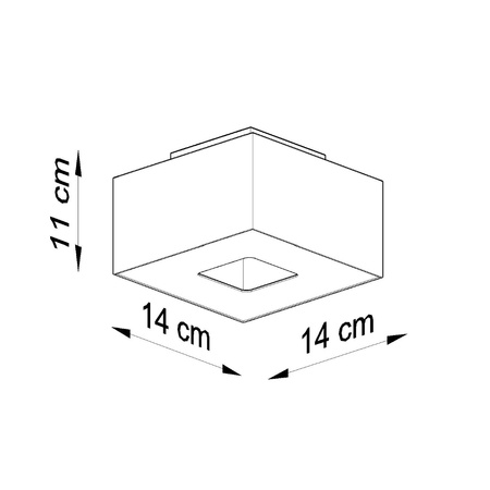 Lampa sufitowa plafon MONO 1 Sollux SL.0066 SL.0070 - kolor do wyboru