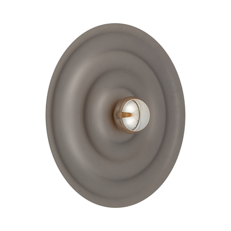 Metalowy płaski okragły kinkiet o średnicy 60cm ozdoba ściany ONDA NEW BROWN L 1XG9 Tk Lighting 11412