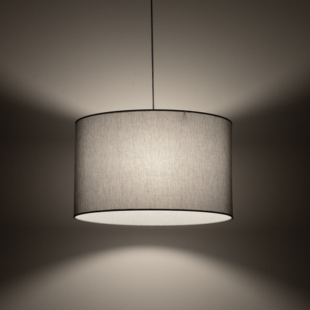 Lampa wisząca szary abażur o średnicy 50cm 1xE27 HOTEL MOOD Nowodvorski 11791