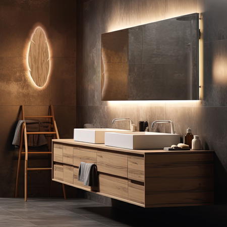 HOJA WOOD KINKIET 4  TK Lighting 5565