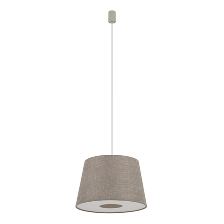 Lampa wisząca do sypialni szary abażur 46cm 1xE27 TUTOIA Nowodvorski 11682