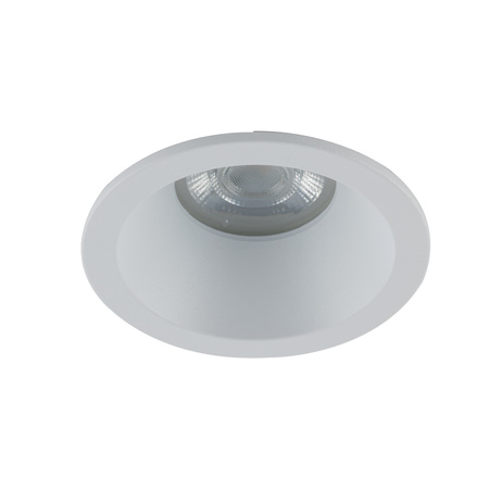 Białe okragłe podtynkowe oczko sufitowe IP65 OPTI WHITE 1xGU10 Tk Lighting 10578