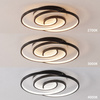 Lampa sufitowa czarna spirala NEXUS 30W LED CCT Milagro ML2936