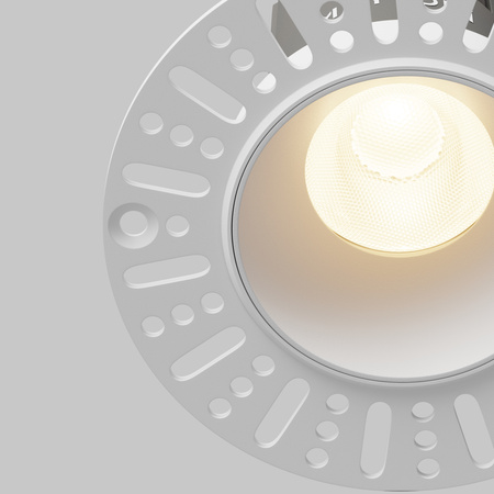 Oczko sufitowa bezramkowe do zagipsowania DIP LED 3000K Maytoni DL119-10W-3K-TRS-W