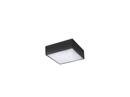 Mały kwadratowy plfon 22cm MONZA S 22 BK 4000K AZZARDO AZ2270