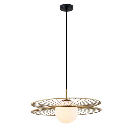 Lampa wisząca SANDY GOLD Italux MDM-4002/1 GD
