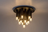 Czarna lampa sufitowa okrągła trzynaście tub G9x13 Ramira Rabalux 71354