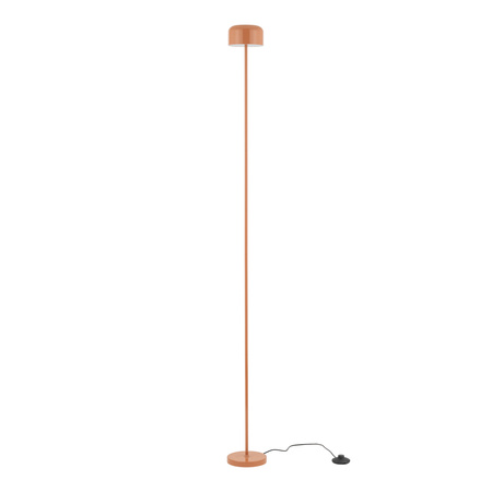 Prosta lampa podłogowa w kolorze łososiowym NOA SALMON LED Tk Lighting 19008